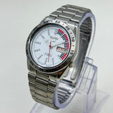 Seiko 5 -  Automatic Watch 21-J White Dial Vintage Style Mod