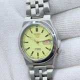 Vintage Seiko 5 - Automatic Watch Day/Date Stainless Steel Japan Made