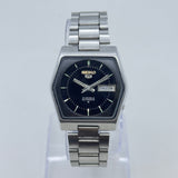 Vintage Seiko 5 Automatic Men's Watch Black Dial Japan Made