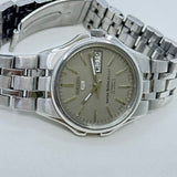 Vintage Seiko 5 Automatic 7S36-00A0 23J Grey Dial Men's Watch