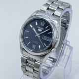 Seiko 5 - 7S26-01V0 Automatic Men's Watch Day Date Stainless Steel Japan Made
