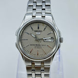 Vintage Seiko 5 Automatic 7S36-00A0 23J Grey Dial Men's Watch
