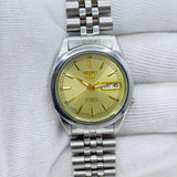 Seiko 5 - 7S26-00X0 Automatic Men's Watch Day Date Stainless Steel Japan Made