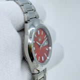 Seiko 5 - Custom Vintage Style Automatic Mens Watch 6309 Orange Dial