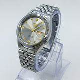 Seiko 5 - 7S26-00X0 Automatic Men's Watch Day Date Stainless Steel Japan Made