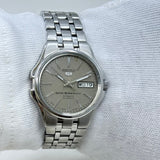 Vintage Seiko 5 Automatic 7S36-00A0 23J Grey Dial Men's Watch