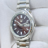 Seiko 5 - Custom Vintage Style Automatic Mens Watch 6309  Brown Sunburst Dial