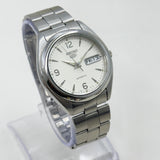 Vintage Seiko 5 Automatic White Dial — 21 Jewels (7S26)