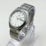 Vintage Seiko 5 Automatic White Dial — 21 Jewels (7S26)