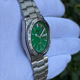 Seiko 5 -  Automatic Watch 21 Jewels  Green Dial Vintage Style Mod