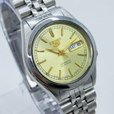 Seiko 5 - 7S26-00X0 Automatic Men's Watch Day Date Stainless Steel Japan Made