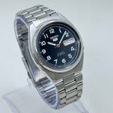 Vintage Seiko 5 Automatic Black Dial — 21 Jewels (7S26)