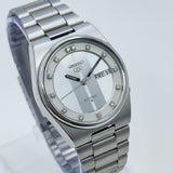 Vintage Watch Seiko 5 Automatic Men's Watch Silver Dial Japan Made