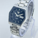 Vintage Seiko 5 Automatic Men's Watch Black Dial Japan Made