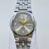 Seiko 5 - 7S26-01R0 Automatic Men's Watch Day Date Stainless Steel Japan Made