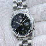 Seiko 5 - 7S26-01V0 Automatic Men's Watch Day Date Stainless Steel Japan Made
