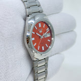 Seiko 5 - Custom Vintage Style Automatic Mens Watch 6309 Orange Dial