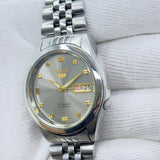 Seiko 5 - 7S26-00X0 Automatic Men's Watch Day Date Stainless Steel Japan Made