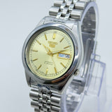 Seiko 5 - 7S26-00X0 Automatic Men's Watch Day Date Stainless Steel Japan Made