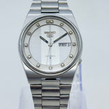 Vintage Watch Seiko 5 Automatic Men's Watch Silver Dial Japan Made