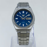 Vintage Seiko 5 Automatic Blue Dial Day-Date Japan Made