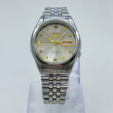 Seiko 5 - 7S26-00X0 Automatic Men's Watch Day Date Stainless Steel Japan Made