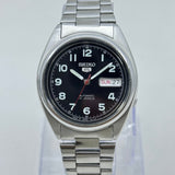 Vintage Seiko 5 Automatic Black Dial — 21 Jewels (7S26)