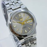 Seiko 5 - 7S26-01R0 Automatic Men's Watch Day Date Stainless Steel Japan Made