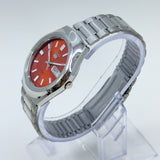 Seiko 5 - Custom Vintage Style Automatic Mens Watch 6309 Orange Dial