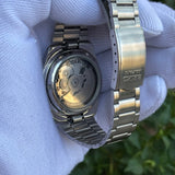 Seiko 5 -  Automatic Watch 21-J White Dial Vintage Style Mod
