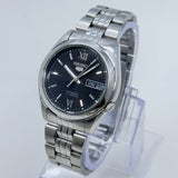 Seiko 5 - 7S26-01V0 Automatic Men's Watch Day Date Stainless Steel Japan Made