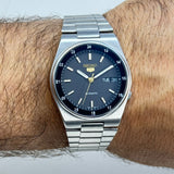 Seiko 5 - Automatic Black Dial 36mm Classic Men's Watch Vintage Japan