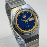 Vintage Seiko 5 - Automatic Blue Dial Day-Date Classic Men’s Watch Japan Made