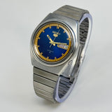 Vintage Seiko 5 - Automatic Blue Dial Day-Date Classic Men’s Watch Japan Made
