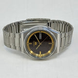 Vintage Seiko 5 Automatic Watch 17 Jewels Brown Dial Day-Date Japan Made.