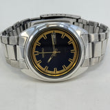 Vintage Men's Watch Seiko 5 Automatic Brown Dial Day-Date Original Japan Made