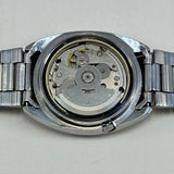 Vintage Men's Watch Seiko 5 Automatic Brown Dial Day-Date Original Japan Made