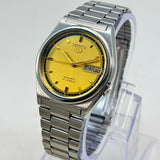 Vintage Seiko 5 Automatic Gold Dial Day-Date Japan Made