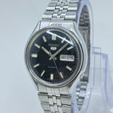 Seiko 5 -  Automatic Men's Watch 17 Jewels Grey Dial Vintage Japan Made