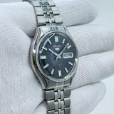 Seiko 5 -  Automatic Men's Watch 17 Jewels Grey Dial Vintage Japan Made