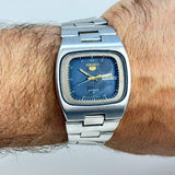 Vintage Seiko 5 Automatic Men's Watch TV Shape Japan Made