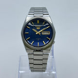 Seiko 5 - 6309-8170 Automatic Men's Watch 17 Blue Dial Japan Made Rare Vintage