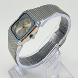 Vintage Seiko 5 - Automatic Women's Watch Square Case Grey Dial Japan