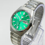 Seiko 5 Automatic – Green Dial Vintage Style Day-Date Men’s Watch