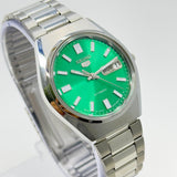Seiko 5 Automatic – Green Dial Vintage Style Day-Date Men’s Watch