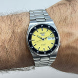 Seiko 5 - Automatic Men's Watch Lime Green Dial 36mm Japan Made.
