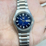 Seiko 5 Automatic – Blue Dial Vintage Style Day-Date Men’s Watch