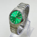 Seiko 5 Automatic – Green Dial Vintage Style Day-Date Men’s Watch