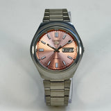 Seiko 5 - Custom Vintage Style Automatic Mens Watch 6309  Salmon Sunburst Dial