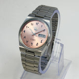 Vintage Seiko 5 - Automatic Salmon Arabic Dial - Day/Date Japanese